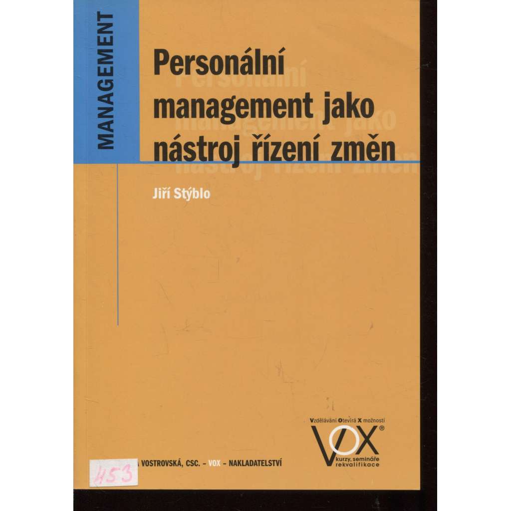 Personální management jako nástroj řízení změn
