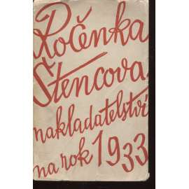 Ročenka Štencova nakladatelství na rok 1933