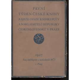 První týden české knihy a sjezd Svazu knihkupcův a nakladatelů Republiky Československé v Praze