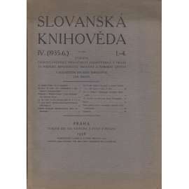 Slovanská knihověda IV.(1935-6), 1.-4.