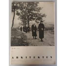 Arkitekten, Nr 3-4, 1944: Kyrkor [finská architektura, Finsko, Karélie, Karelen, Karjala, kostely, církevní stavby]