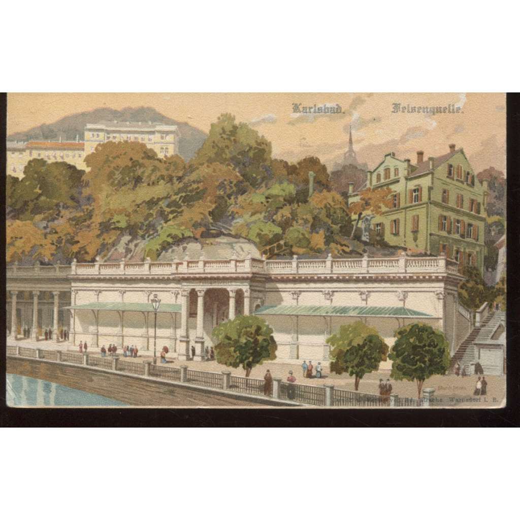 Karlovy Vary, litografie