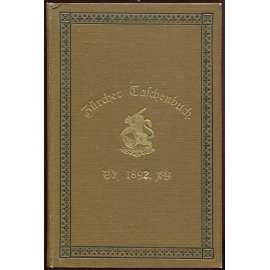 Zürcher Taschenbuch auf das Jahr 1892. Fünfzehnter Jahrgang [ročník 15; historie, dějiny Švýcarska; Curych; Švýcarsko]