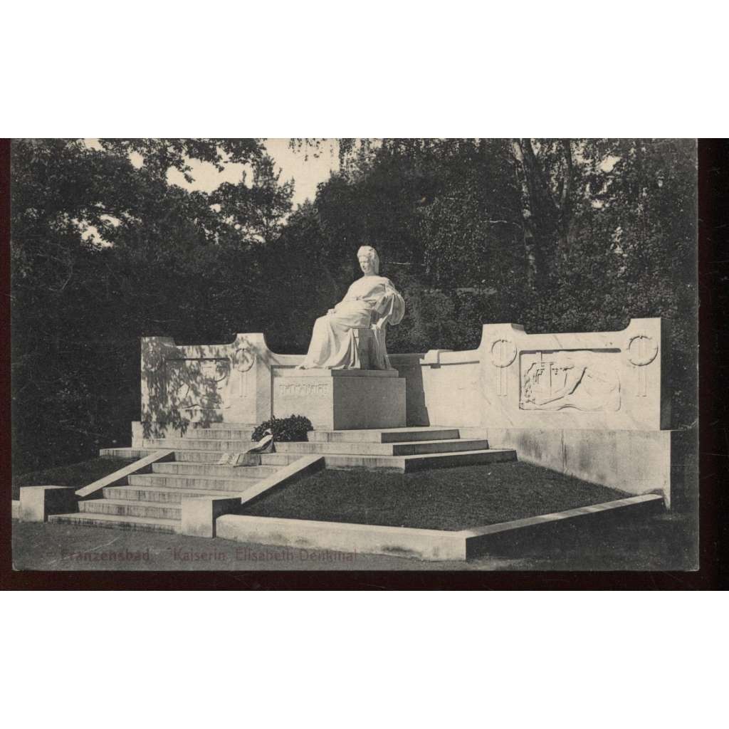 Františkovy Lázně, Cheb, pomník císařovna Alžběta