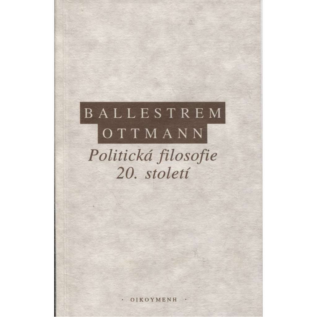 Politická filosofie 20. století
