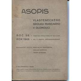 Časopis Vlasteneckého spolku musejního v Olomouci, ročník 58/1949 (Olomouc)