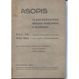Časopis Vlasteneckého spolku musejního v Olomouci, ročník 58/1949 (Olomouc)