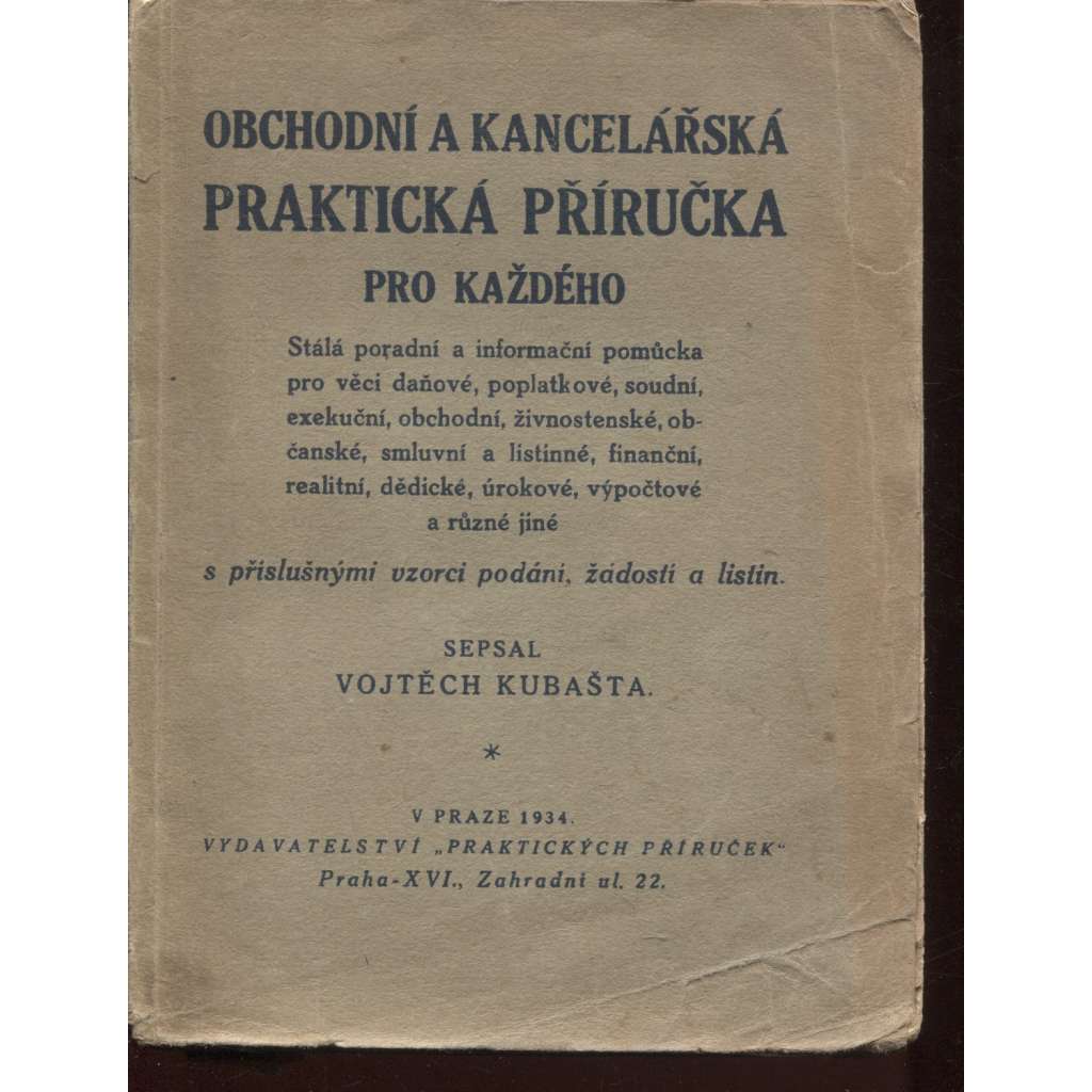 Obchodní a kancelářská praktická příručka pro každého