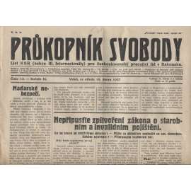 Průkopník svobody. List KSR pro československý pracující lid v Rakousku (noviny) - pošk.
