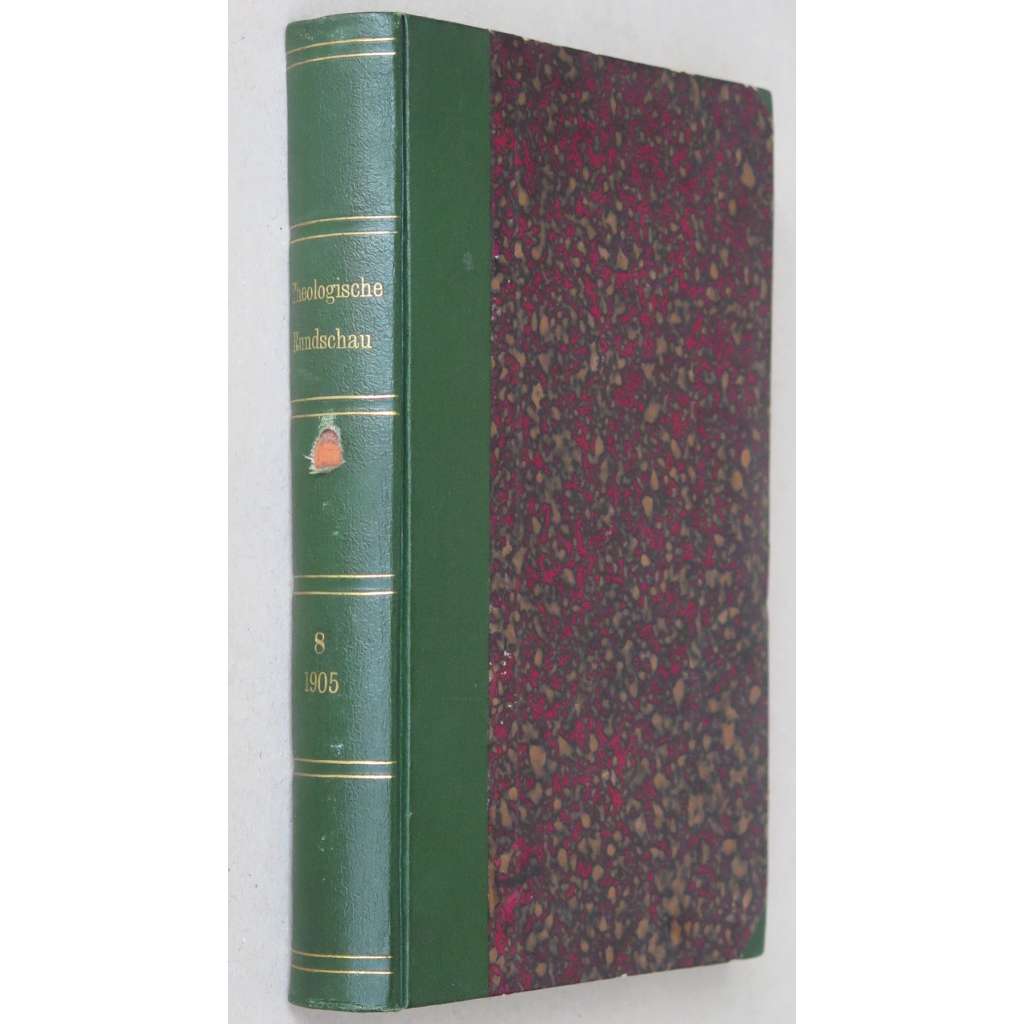 Theologische Rundschau, roč. 8 (leden - prosinec 1905) [teologie; Starý a Nový zákon; Bible; církevní dějiny]