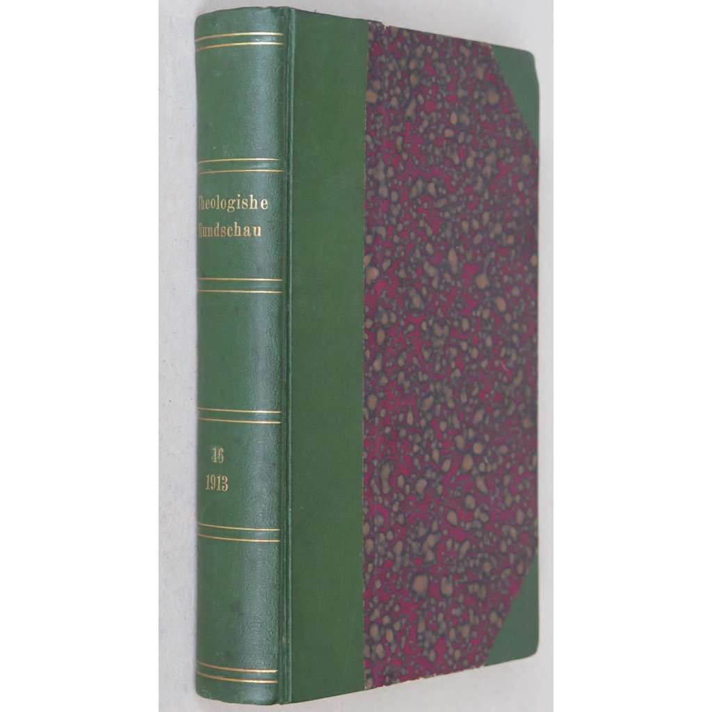 Theologische Rundschau, roč. 16 (leden - prosinec 1913) [teologie; Starý a Nový zákon; Bible; církevní dějiny]