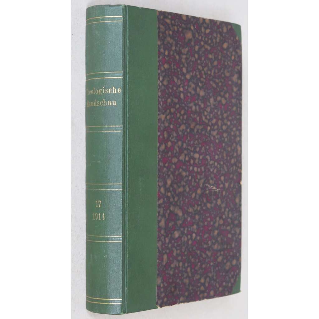 Theologische Rundschau, roč. 17 (leden - prosinec 1914) [teologie; Starý a Nový zákon; Bible; církevní dějiny]