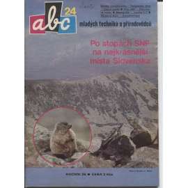 ABC mladých techniků a přírodovědců, číslo 24, ročník 28/1984 (Déčko: Vystřihovánky / Partyzánský úkryt / Lidové stavby)