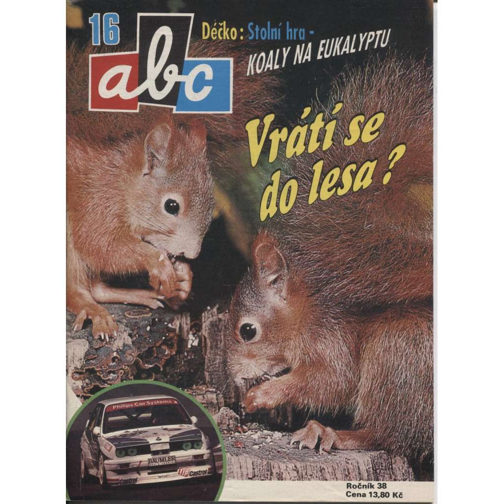 ABC mladých techniků a přírodovědců, číslo 16, ročník 38/1994 (Déčko: Stolní hra - Koaly na aukalyptu / BMW M3 EVO 2,5 l)