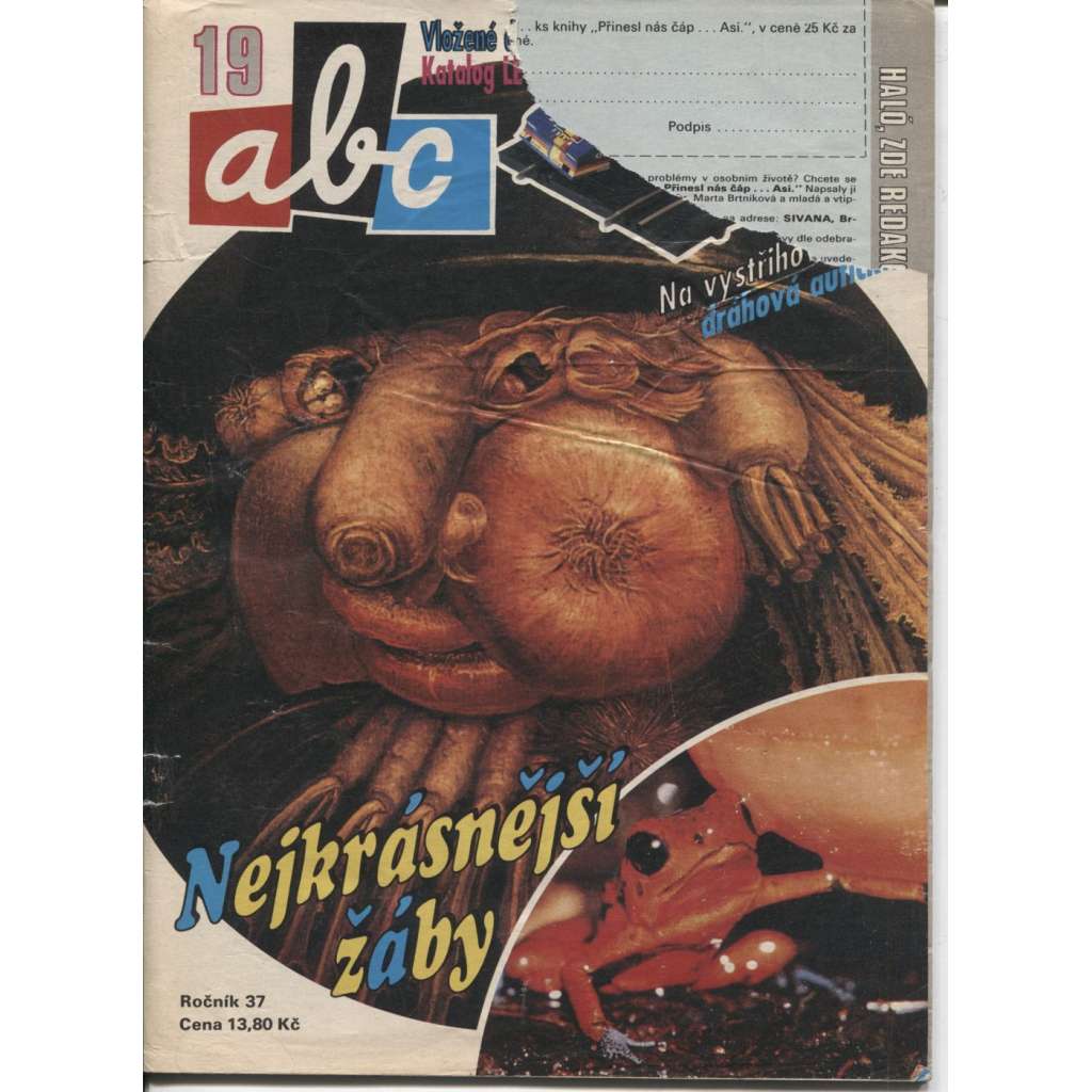 ABC mladých techniků a přírodovědců, číslo 19, ročník 37/1993 (Déčko: Dráhové modely Autos XM 211 a XM 2) - pošk.