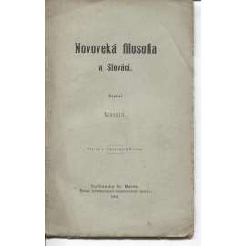 Novoveká filosfia a Slováci (text slovensky)