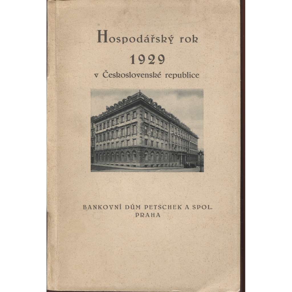 Hospodářský rok 1929 v Československé republice