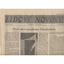 Lidové noviny   (noviny 1937, úmrtí T. G. Masaryk, prezident)