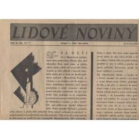 Lidové noviny (noviny 1937, úmrtí T. G. Masaryk, prezident)