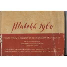 Hluboká 1960 (katalog výstavy) Podíl jižních Čech na tvorbě národního pokladu (Hluboká nad Vltavou, České Budějovice)