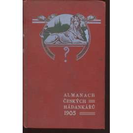 Almanach českých hádankářů (1905) - hádanky, tajenky, kvíz (secesní vazba)
