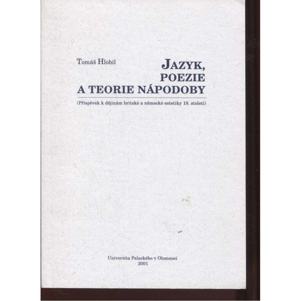 Jazyk, poezie a teorie nápodoby