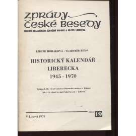 Historický kalendář Liberecka 1945-1970. Zprávy České besedy (Liberec)