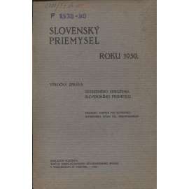 Slovenský priemysel roku 1930 (Slovenský průmysl) - Slovensko