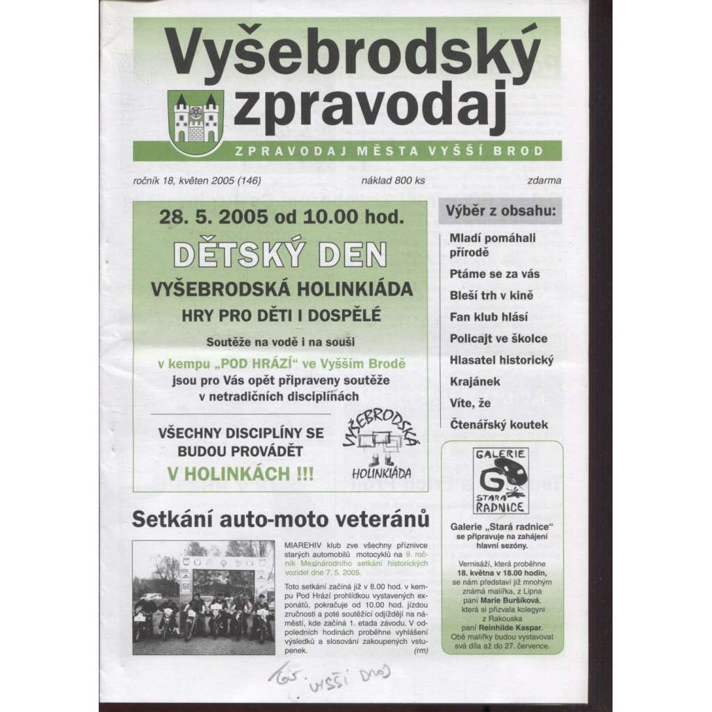 Vyšebrodský zpravodaj (Vyšší Brod)
