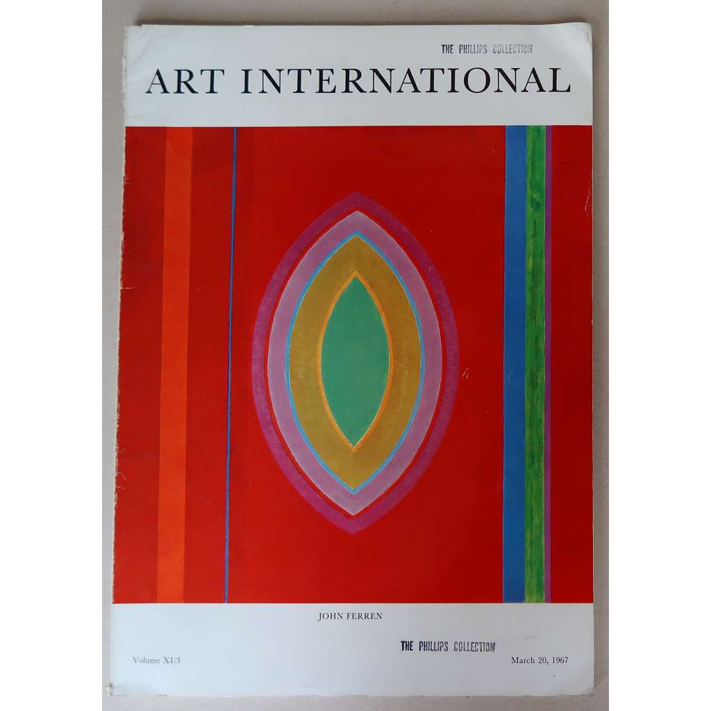 Art International. Volume XI/3, March 20, 1967 [Časopis pro soudobé světové umění, 1967]
