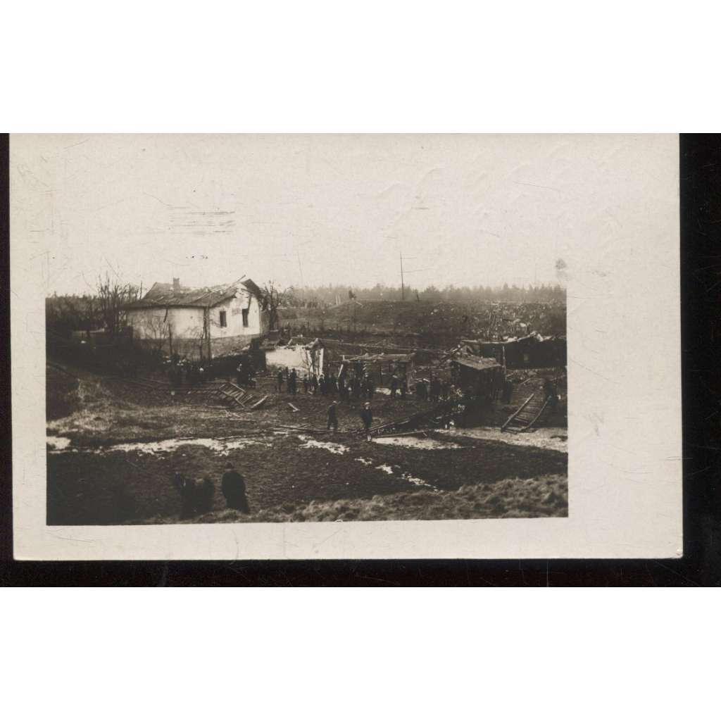 Ostrava - Heřmanice, koleje, železnice, výbuch skladu výbušnin 1924