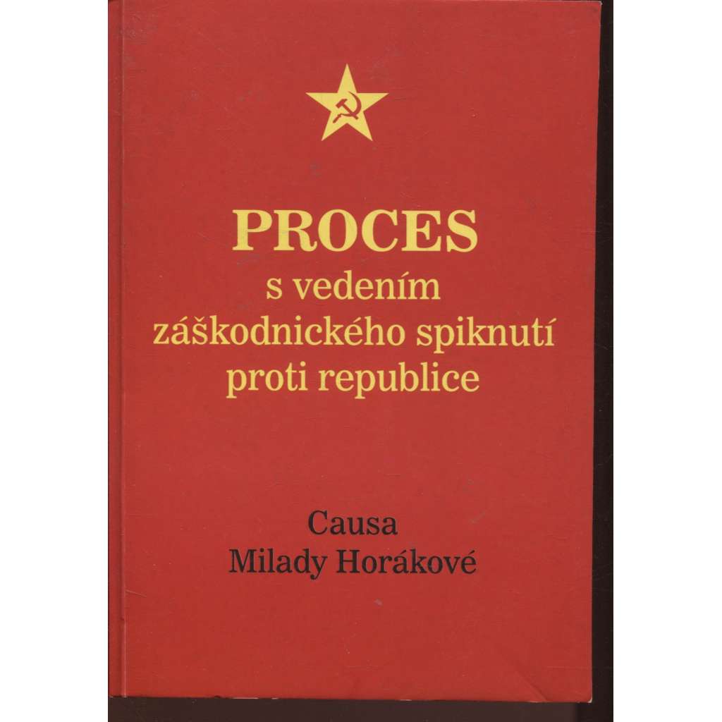 Proces s vedením záškodnického spiknutí proti republice - Milada Horáková
