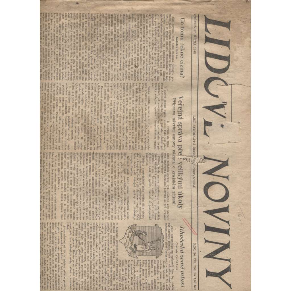 Lidové noviny (27. 10. 1948)