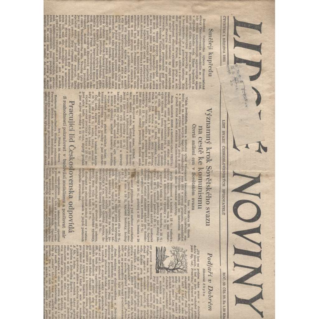 Lidové noviny (1. 3. 1951)
