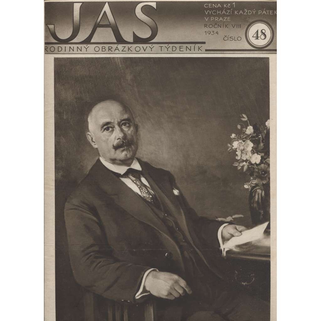 JAS. Rodinný obrázkový týdeník (noviny 1934, 1. republika)