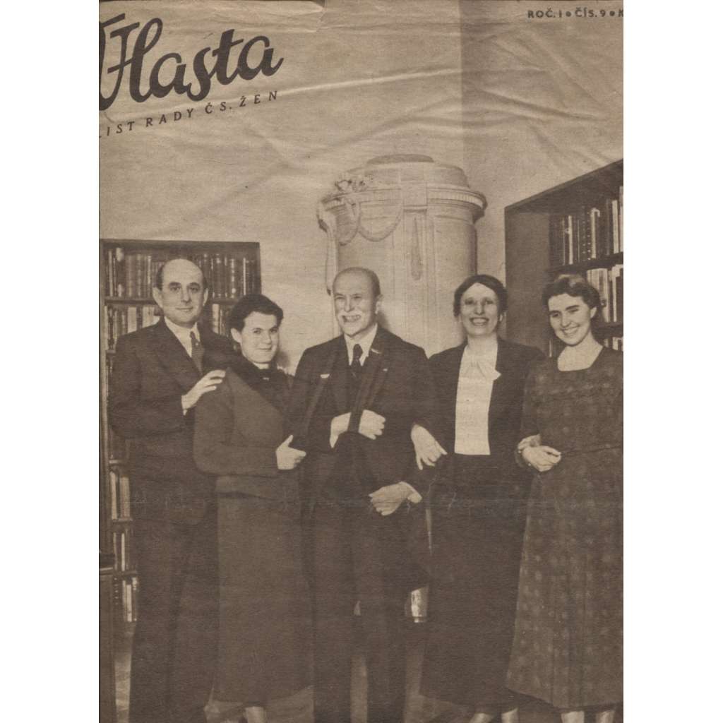 Vlasta. List rady čs. žen (noviny, časopis 1947)