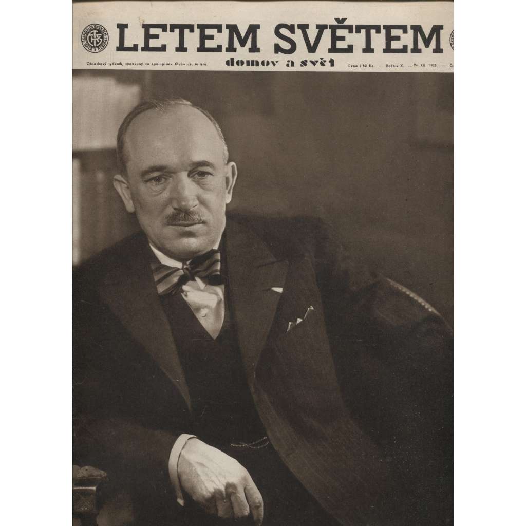 Letem Světem (Časopis, noviny 1935, 1. republika) - Edvard Beneš