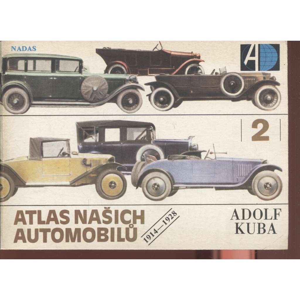 Atlas našich automobilů 2. (1914-1928) - automobily