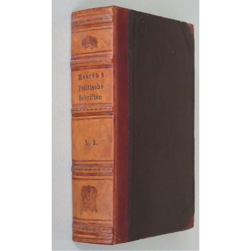 Kleine historische Schriften, sv. 1-2 ["Menší historické spisy", 1818; křížové výpravy; historie; dějiny; vazba; kůže]
