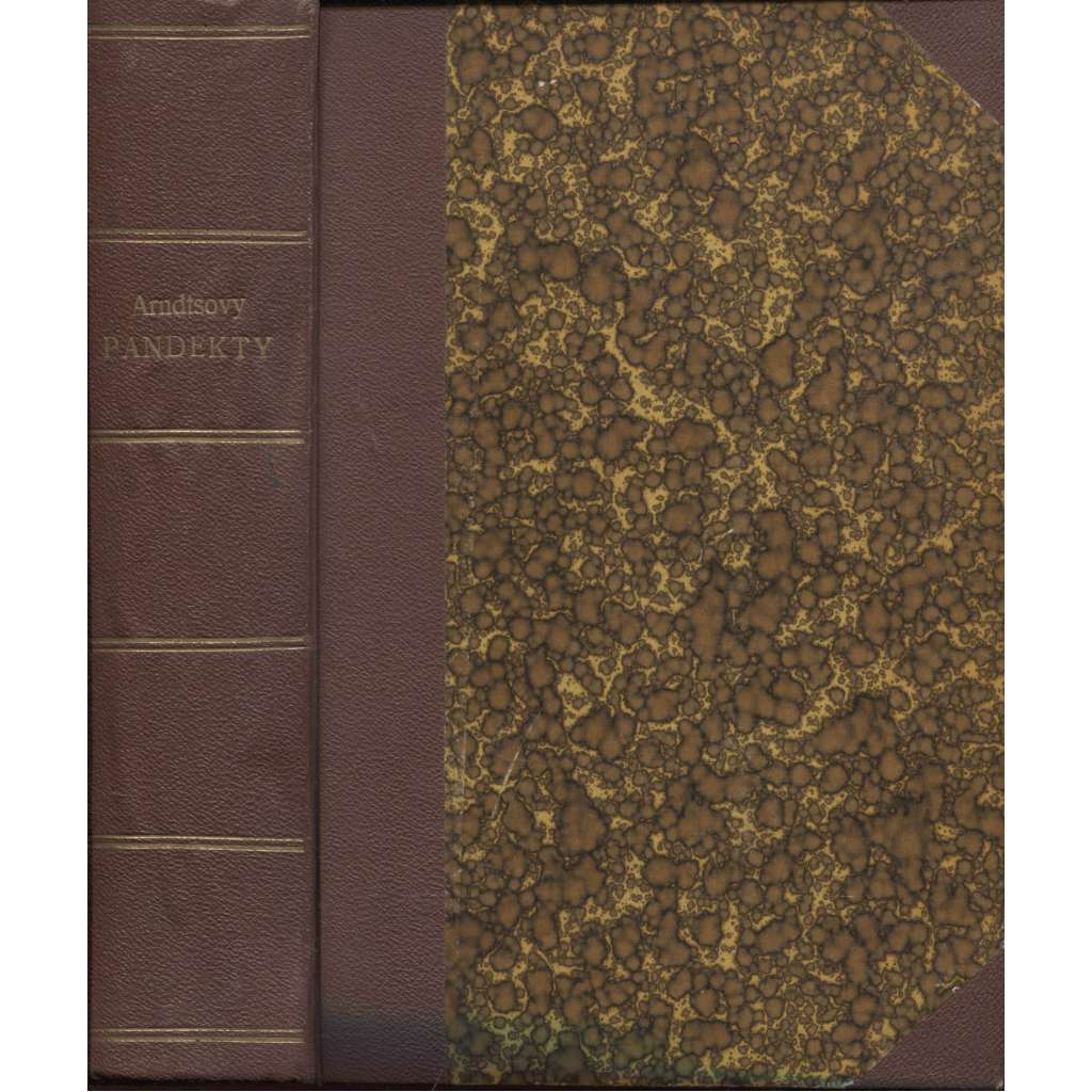 Učební kniha pandekt (právo) - komplet (1886)