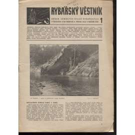 Rybářský věstník, ročník XXIII./1943, čísla 1.-12. (12 sešitů) - ryby, rybářství, rybaření, časopis