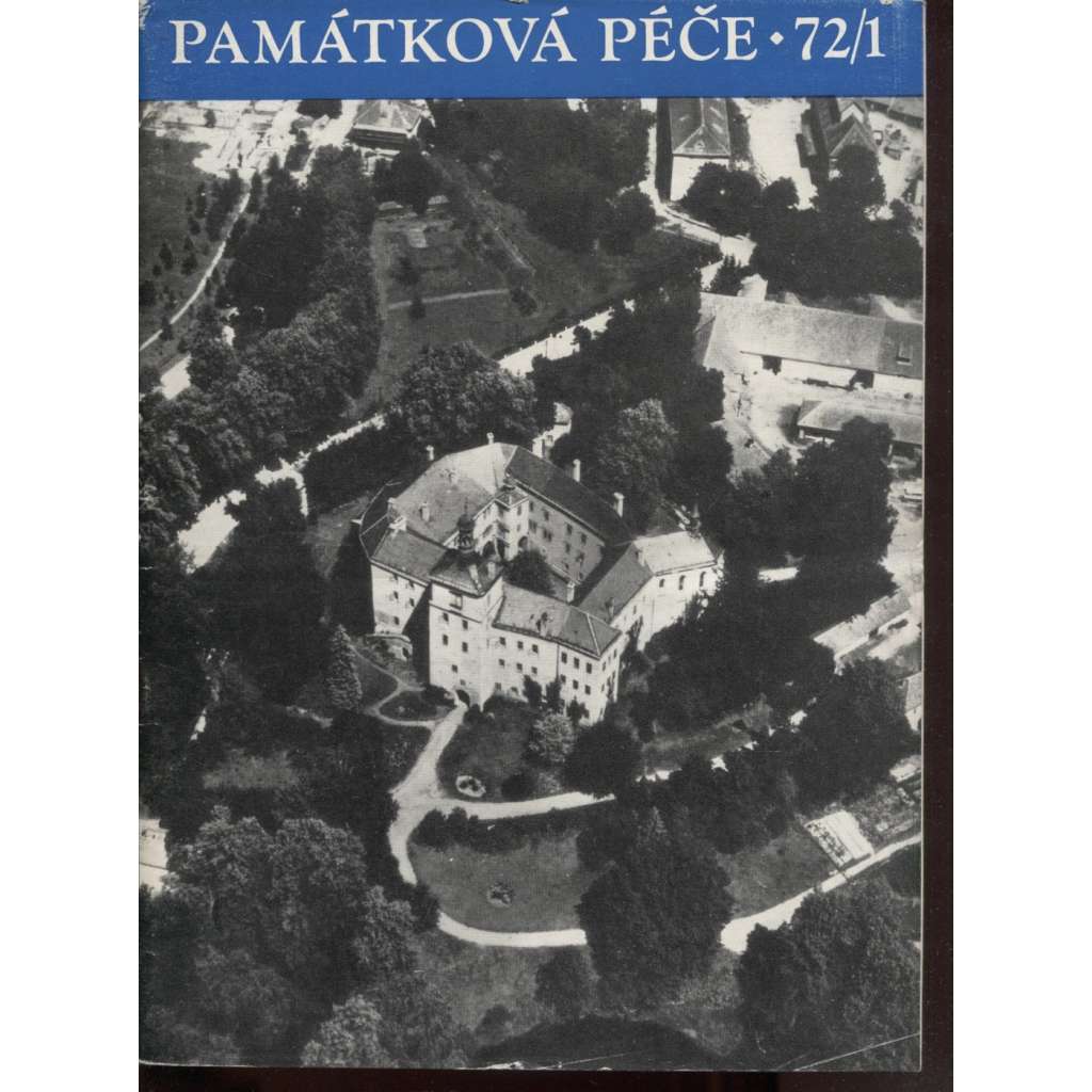 Památková péče, čísla 1.-4./1972 (4 sešity, časopis)