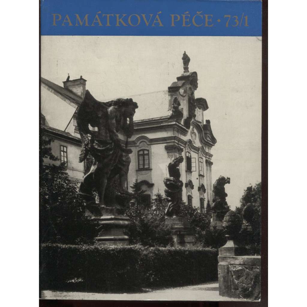 Památková péče, čísla 1.-4./1973 (4 sešity, časopis)