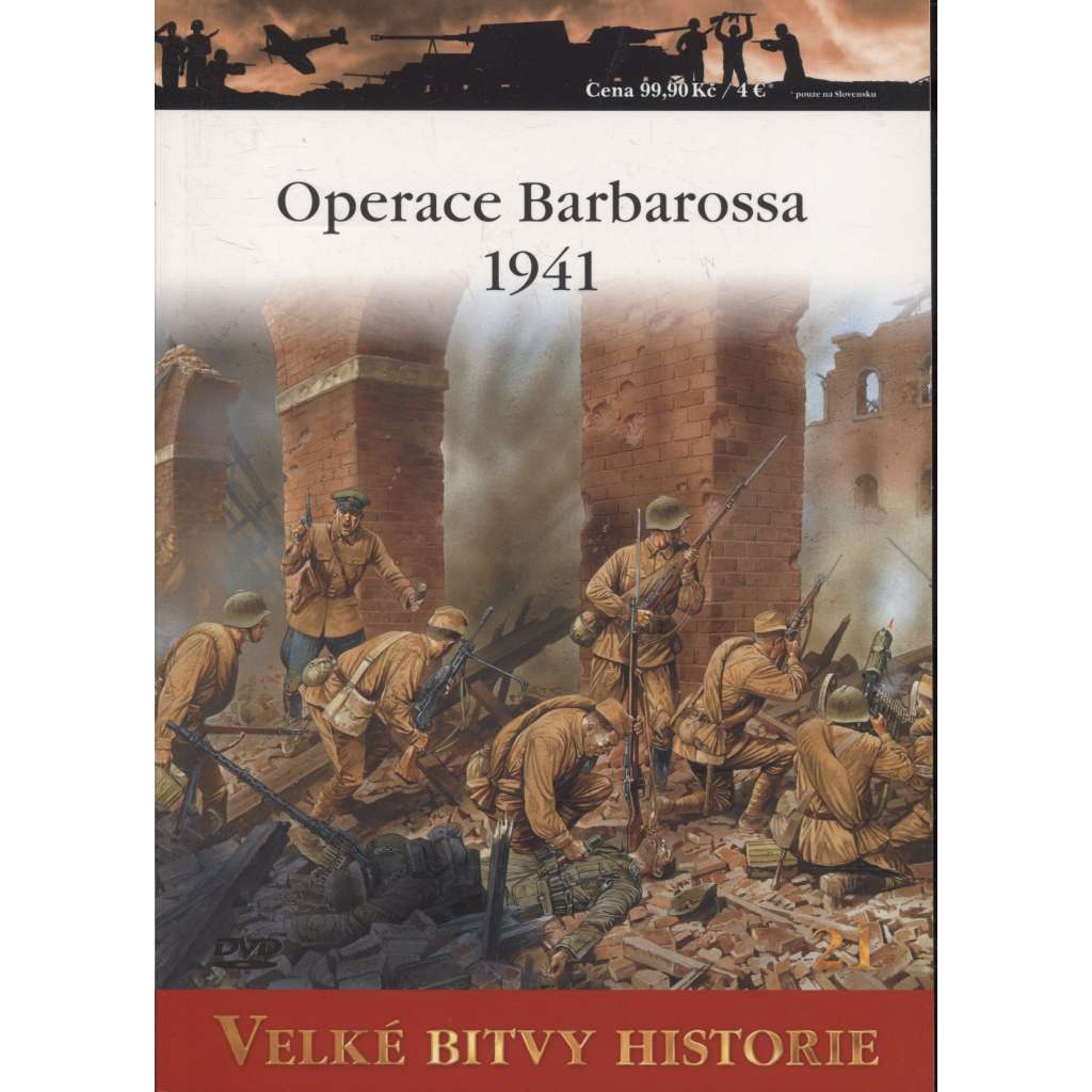 Operace Barbarossa 1941. Hitler útočí na Sovětský svaz (Velké bitvy historie) - DVD chybí