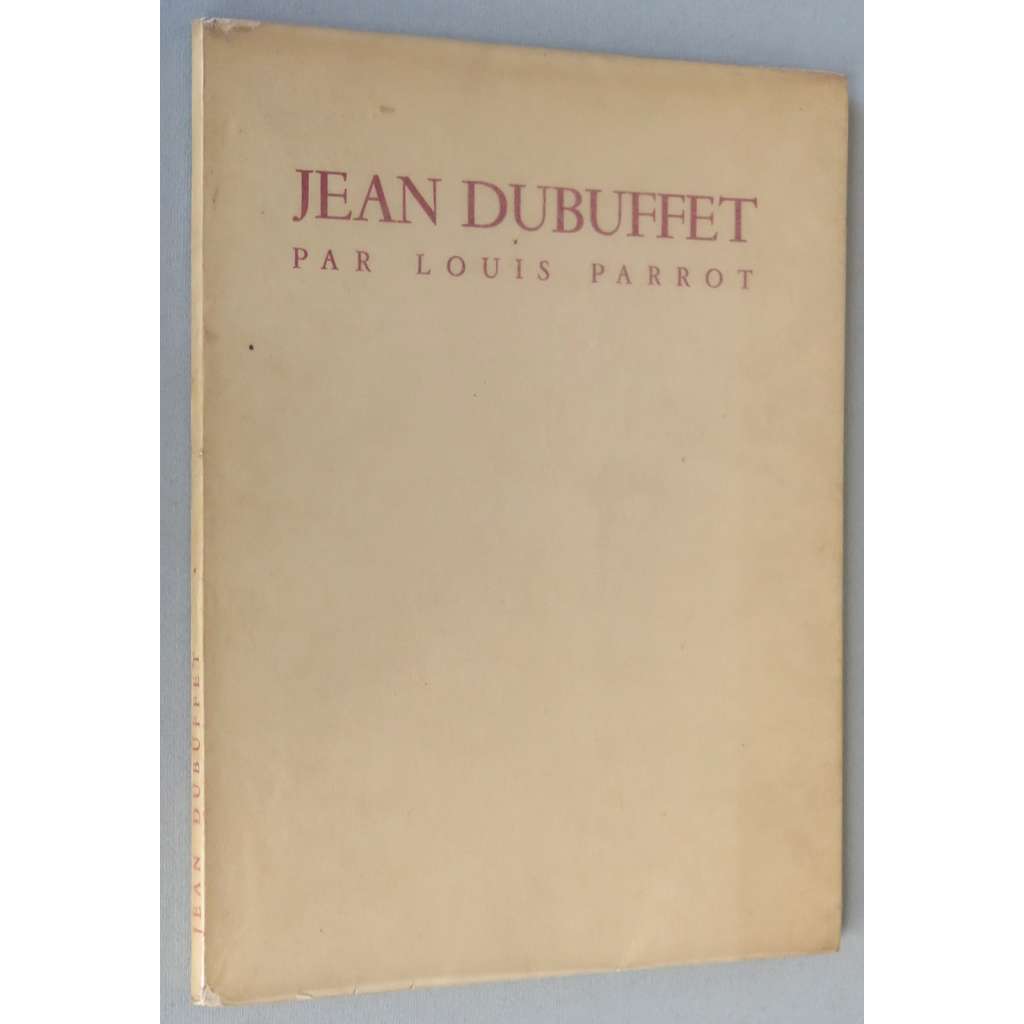 Jean Dubuffet [katalog první výstavy, Galerie René Drouin, Paříž, 1944]