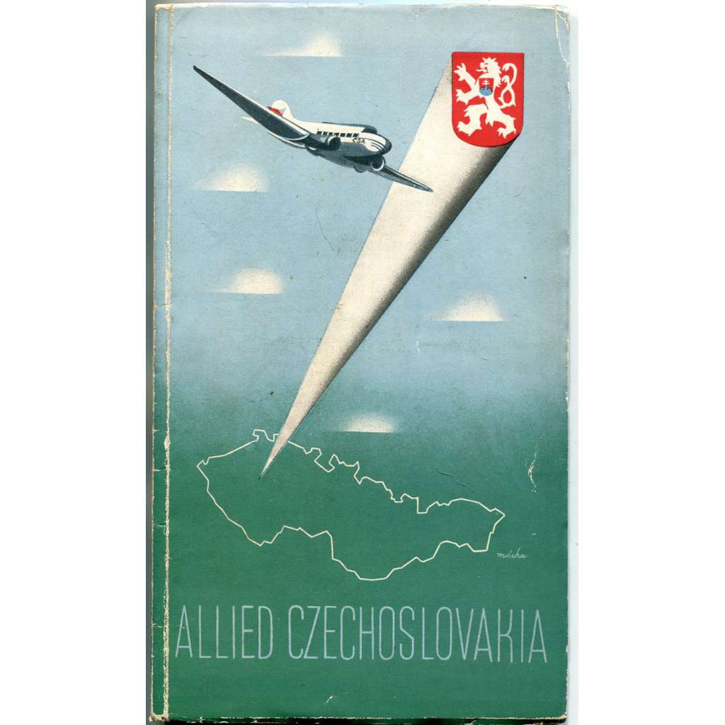 Allied Czechoslovakia [Spojenecké Československo, 1947; průvodce; Československé aerolinie; fotografie]