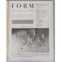 Form, roč. 40, 1944, č. 1-10 [časopis; užité umění; řemeslo; bytový design; sklo; nábytek; architektura; Švédsko]