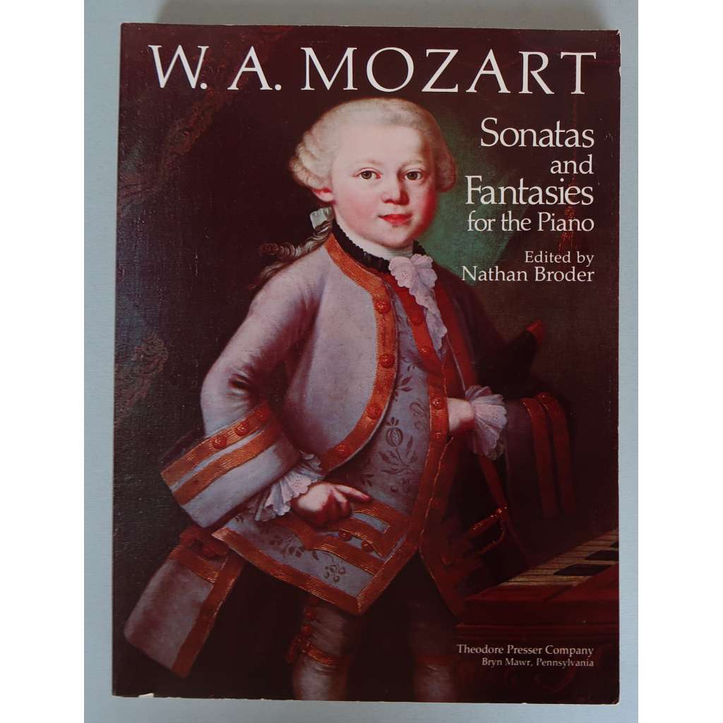 Mozart. Sonatas and Fantasies for the Piano [hudba, noty, skladby pro klavír - pro 2 ruce, sonáty a fantazie]