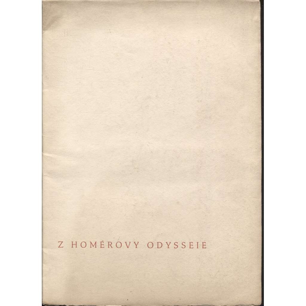 Z Homérovy Odysseie (podpis Antonín Strnadel)
