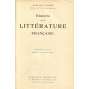 Histoire de Littérature française [Dějiny francouzské literatury, 1928; historie; francouzská literatura; vazba; kůže]